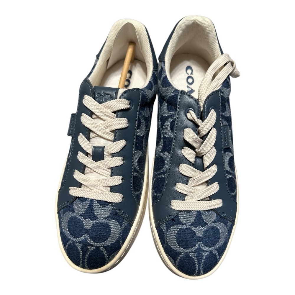 Coach Blue and Cream Women's Sneakers